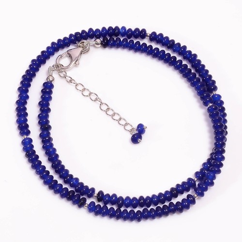 Collana perle rondelle argento
