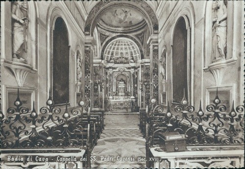 P937 cartolina badia cava - badia, di